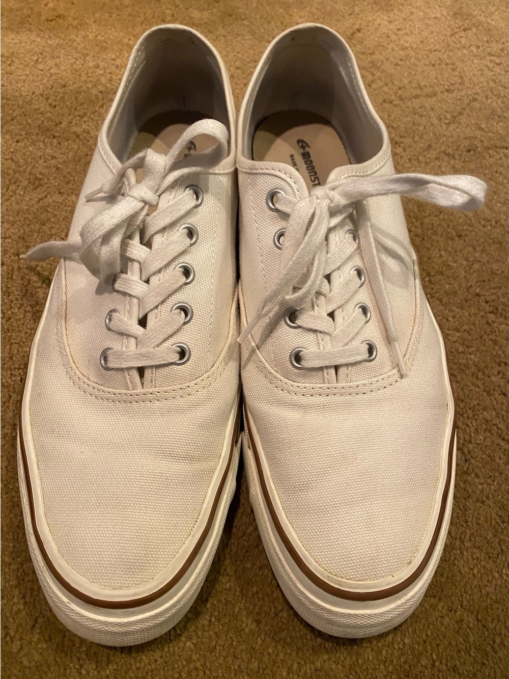 Moonstar X Buck Mason Canvas Deck Shoe Men's size 10 limited edition